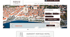 Desktop Screenshot of marmonthotel.com